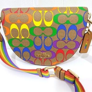 Coach Ellen Rainbow Cross Body